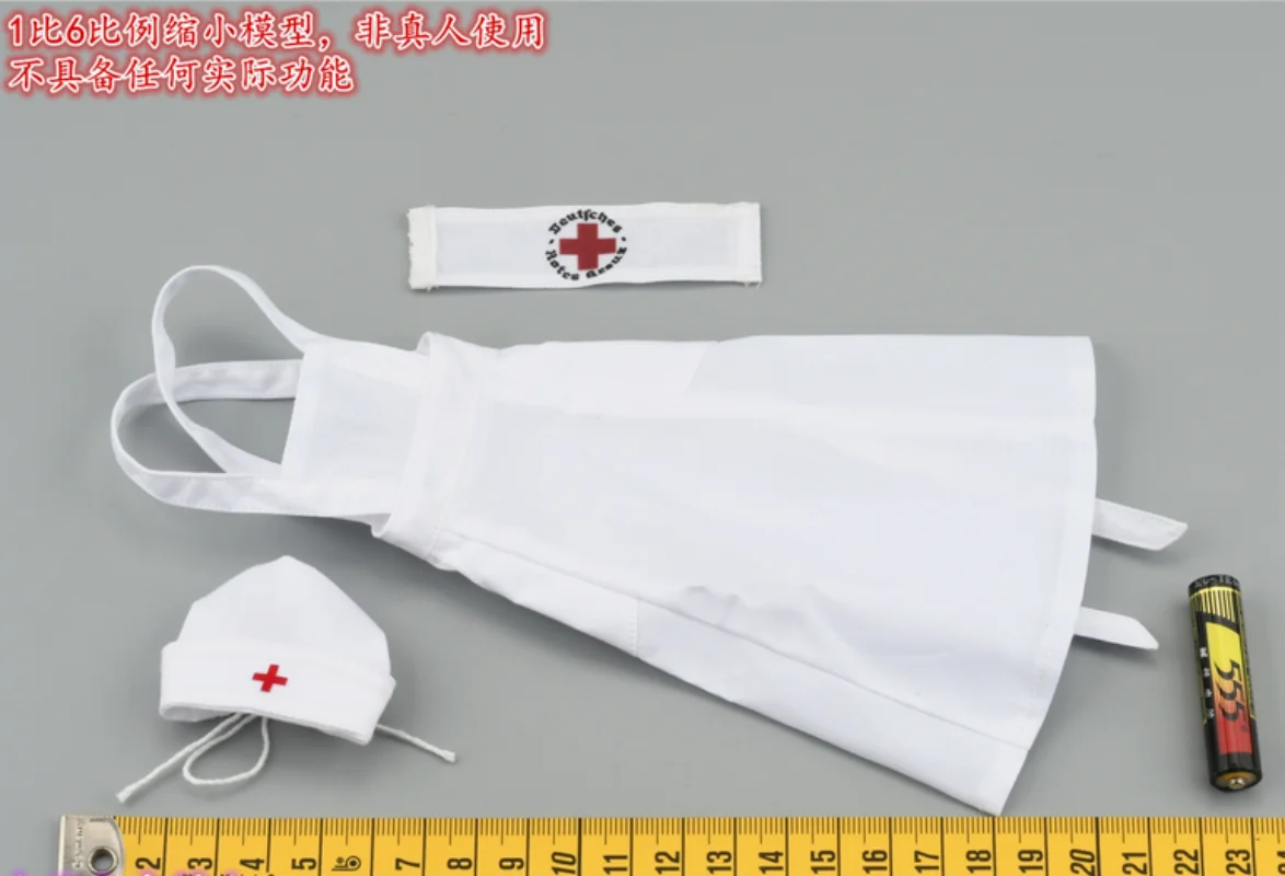 AlertLine 1/6 Female Sodier AL100040 WWII Nurse Clothes 1:6 Apron hat&armband