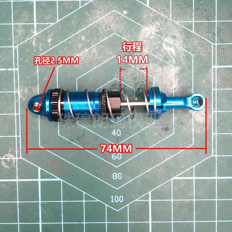 MN128 MN86S-G500 RC سيارة معدنية امتصاص الصدمات ضغط الزيت الهيدروليكية الربيع المثبط ترقية الملحقات لشاحنة مجنزرة 1/12