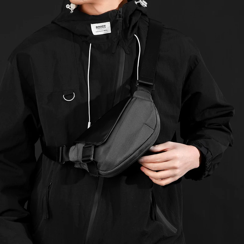 Fashion Waterproof Ride Waist Packs Solid Color Fanny Pack Unisex Belt Bags Trendy Travel Storage Phone Chest Pack Crossbody Bag view 6