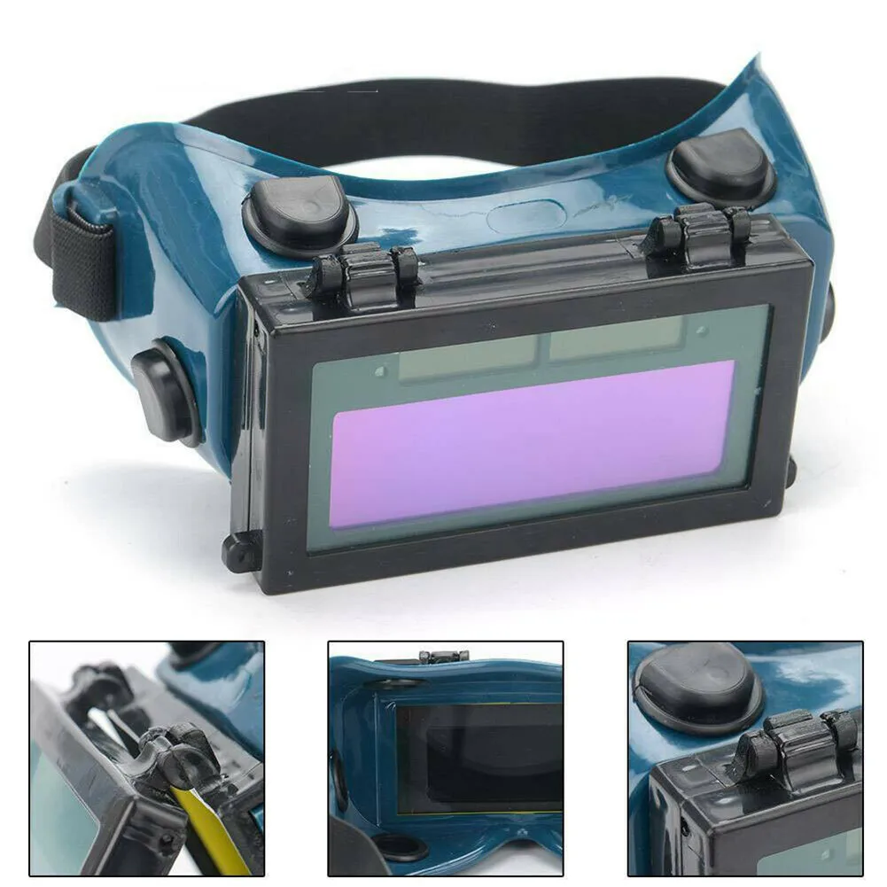 

Parts Welding Eyepiece HELMET PP Plastic PVC+LCD Glass AUTO Anti-glare Anti-splash EYE PROTECTION For MIG/TIG/MMA