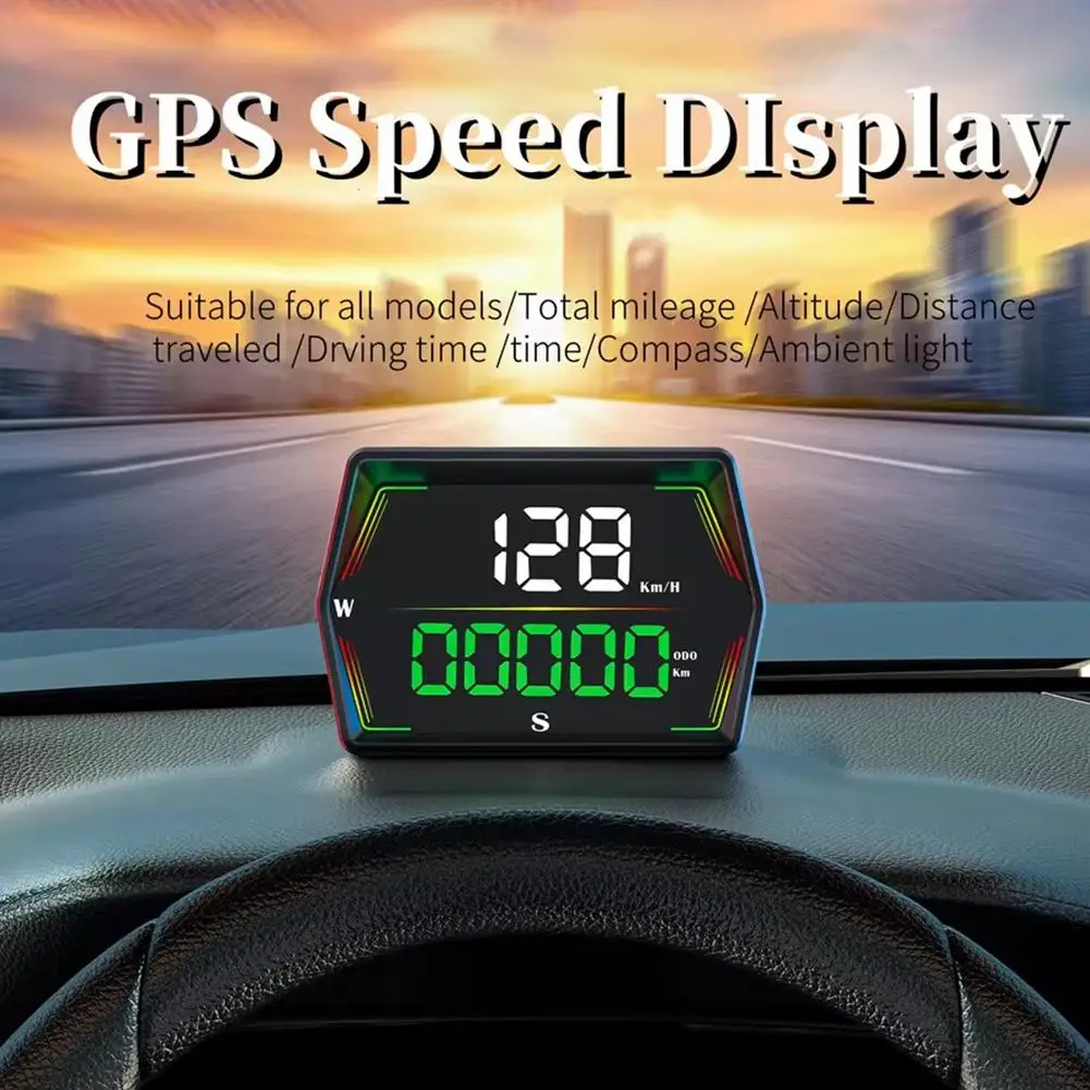 

New Car-Speedometer HUD Head Up Display Digital Speed Projector Auto Accessories Truck Meter Windshield Vehicles Electronic N1U8