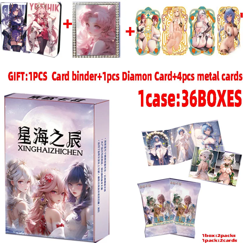 2024 Newest  Goddess Story  Cards Star of the Sea Episode 1 cards Waifu Sexy Girl TCG Booster Box Doujin Toys Hobbies Gift