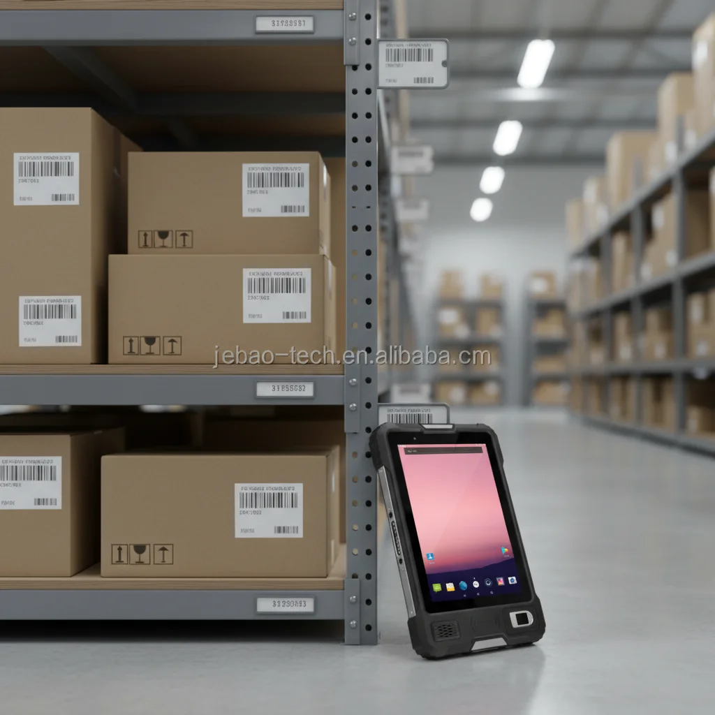 Jiebao P9 Android 12 8 Inch Industrial Tablet PC Handheld Waterproof IP67 Rugged 4G NFC Octa Core Fingerprint Reader USB Type C