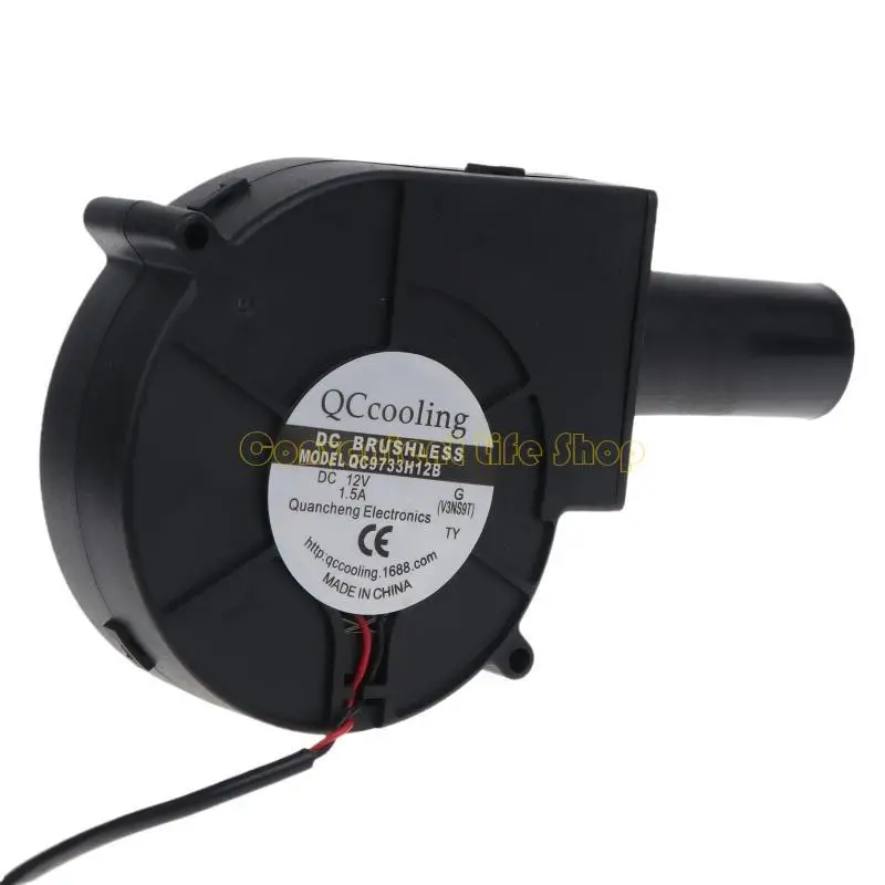 

L1EE BBQ Fan Cooking Blower 12V1.5A Starter with Speed Regulation Power Adapter