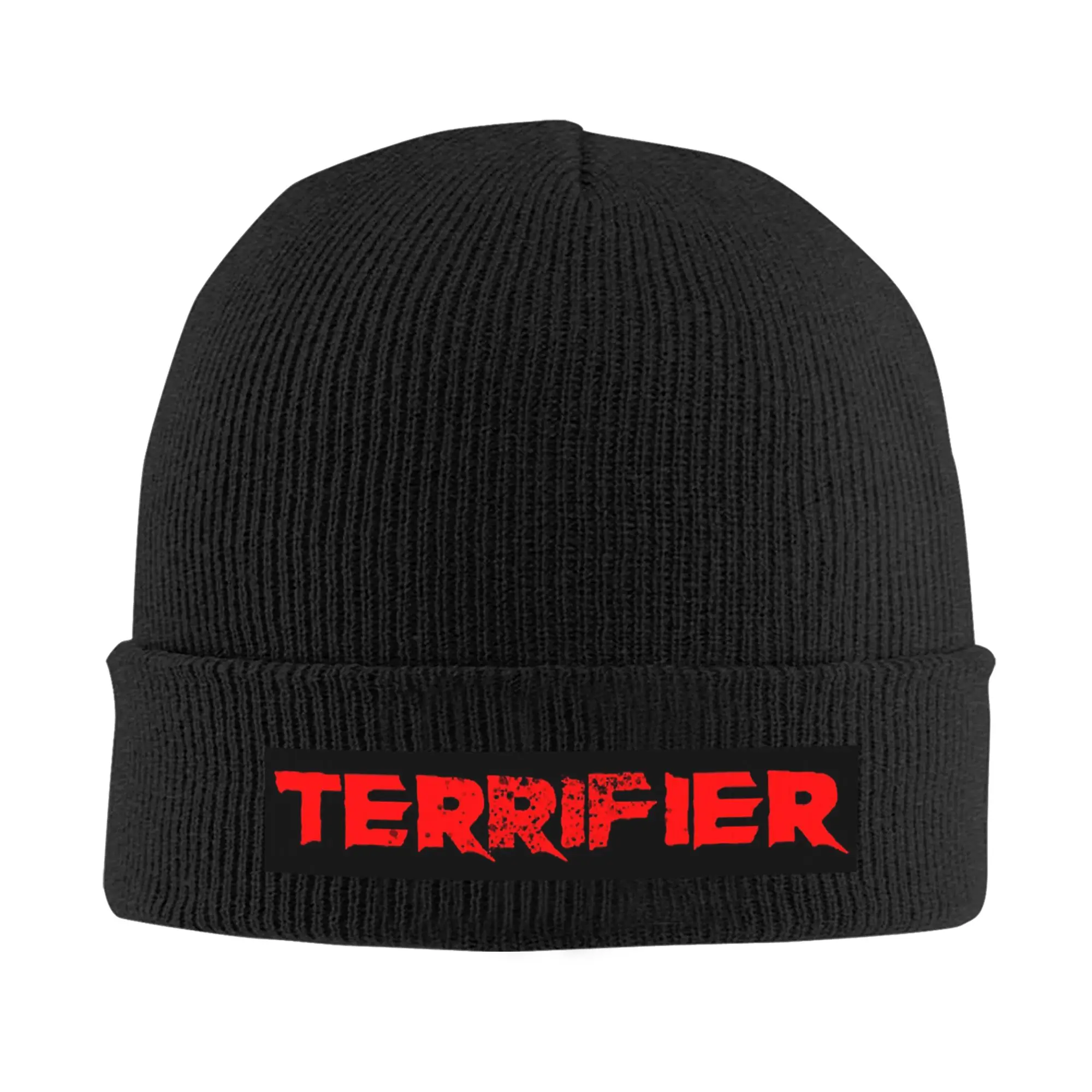 Custom T-Terrifiers Poster Skullies Beanies Caps For Men Women Unisex Cool Winter Warm Knit Hat Adult  Bonnet Hats