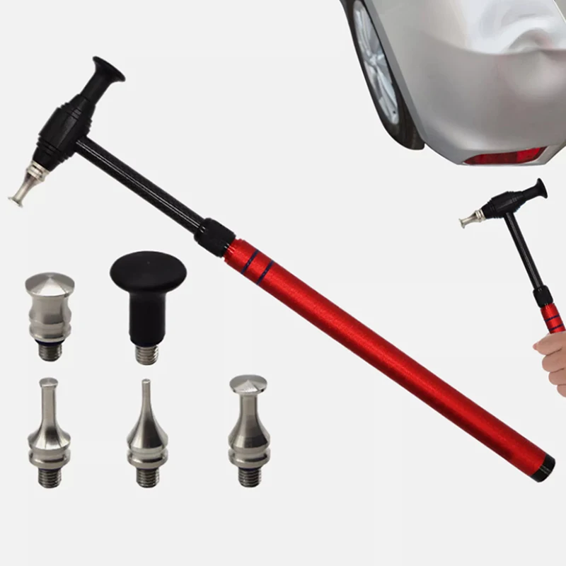 

Набор инструментов для ремонта вмятин без покраски, регулируемая длина, сплав из углеродного волокна, инструменты PDR, молоток для удаления вмятин на кузове автомобиля, титановые автомобильные аксессуары