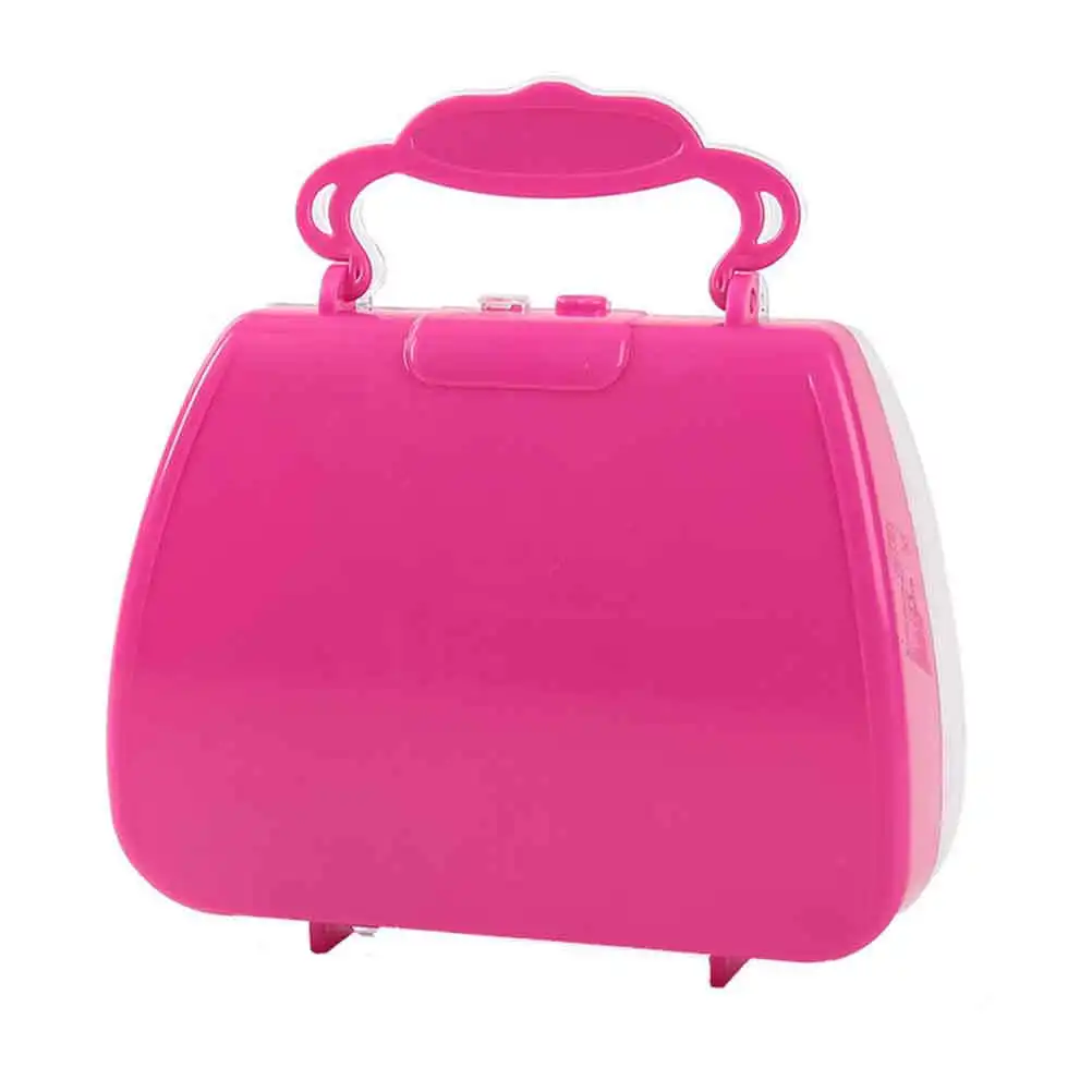 1 set di scatole regalo per strumenti per trucco per ragazze, set sicuro per bambini, feste, cosplay, borsa interattiva genitore-figlio, giocattolo per cosmetici