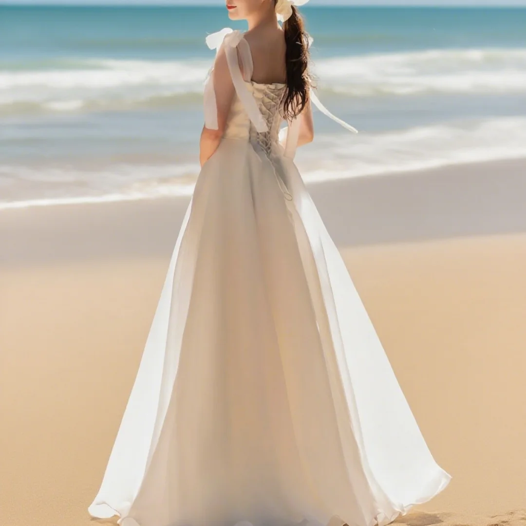 

Customized wedding gowns and formal dresses with multiple straps, lace, bridal formal gowns, long wedding gowns.