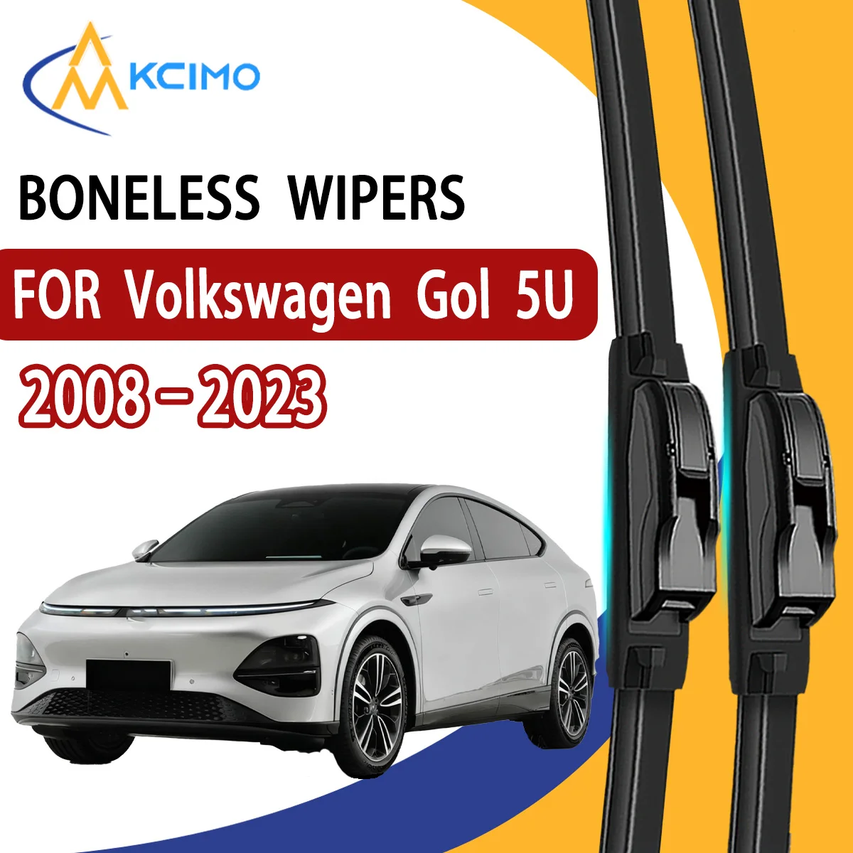 

2Pcs Front Windshield Wiper Blades For Volkswagen Gol 5U 2008–2023 Windscreen Window Car Accessories