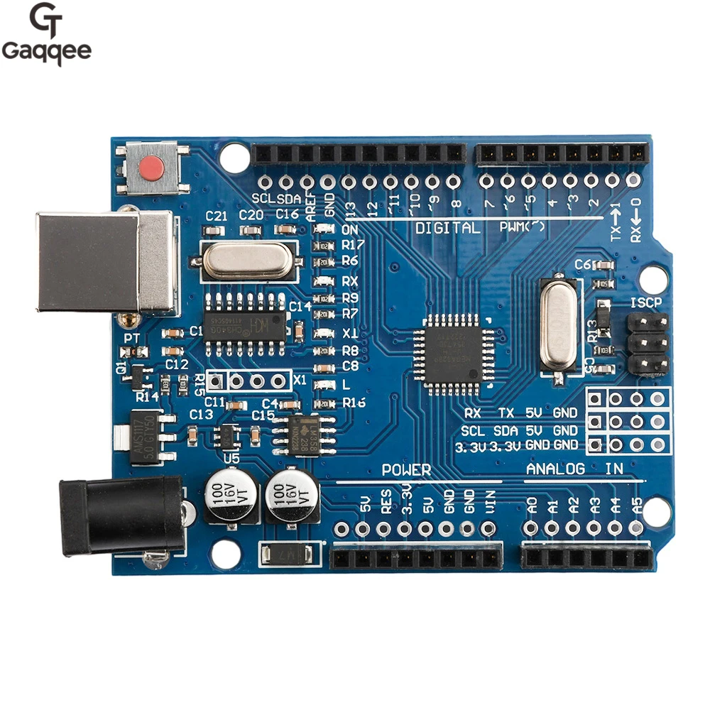 For UN0 R3 Board ATmega328P Development Board with Pin Header and Cable Compatible with For Arduino IDE Projects ﻿