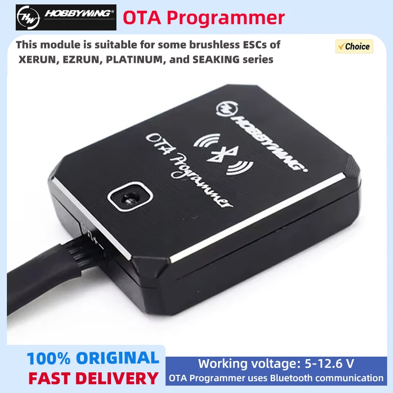 Hobbywing OTA programator moduł Bluetooth dla Xerun Ezrun Platinum Seaking bezszczotkowy ESC dla Rc samochód łódź akcesoria do dronów