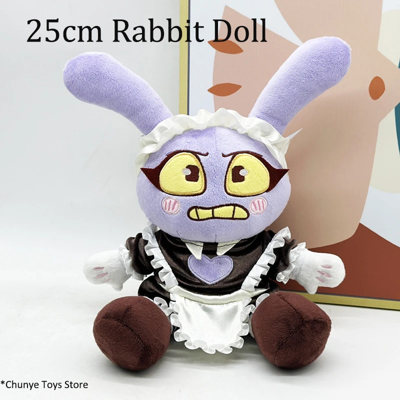 

2025 New Maid Jax Plush Dolls Cotton 28cm Rabbit Doll Soft Doll Cute Room Decoration Toys Kids Birthday Gifts