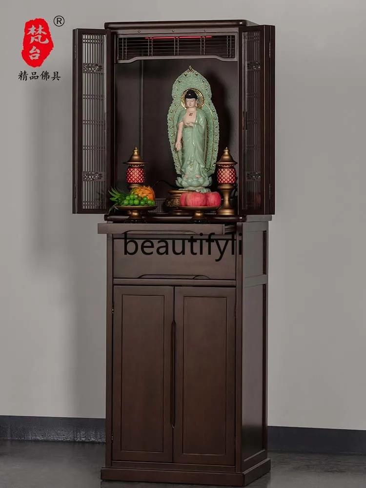 

Household new Chinese vertical cabinet, shrine cabinet, Buddhist niche cabinet, offering table