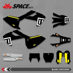 SPACE MOTO For HUSQVARNA TE FE TC FC TX FS 125 250 350 450 2016 2017 2018 Graphics Decals Stickers Motorcycle Background Custom