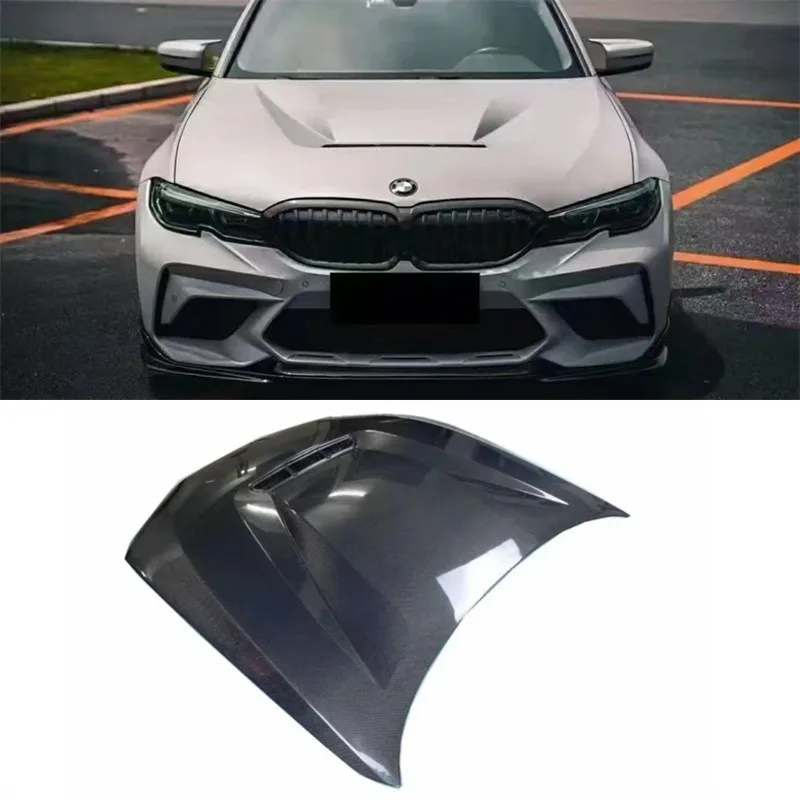 

Для BMW G20 G28 2019 2020 2021 2022 2023 2024 комплект крышек капота из углеродного волокна ReaI