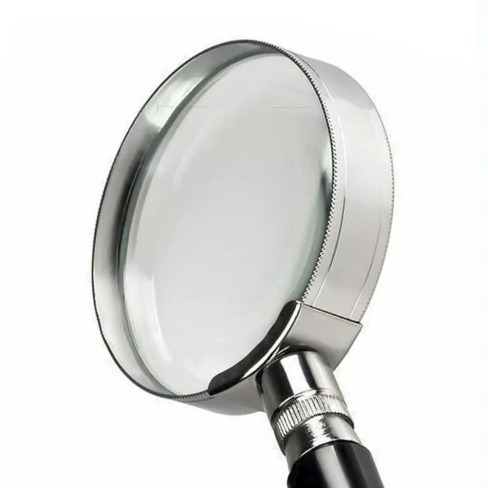 5X Reading Magnifiers HD Optical Glass Microscope Science Nature Exploration Professional Reading Glasses For Reading Repair