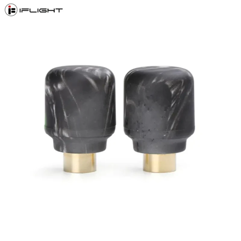 2pcs Crystal RP-SMA LHCP Short Omni Antennas Frequency 5000-6000MHz Interface LHCP RP-SMA for DJI Digital FPV Goggle