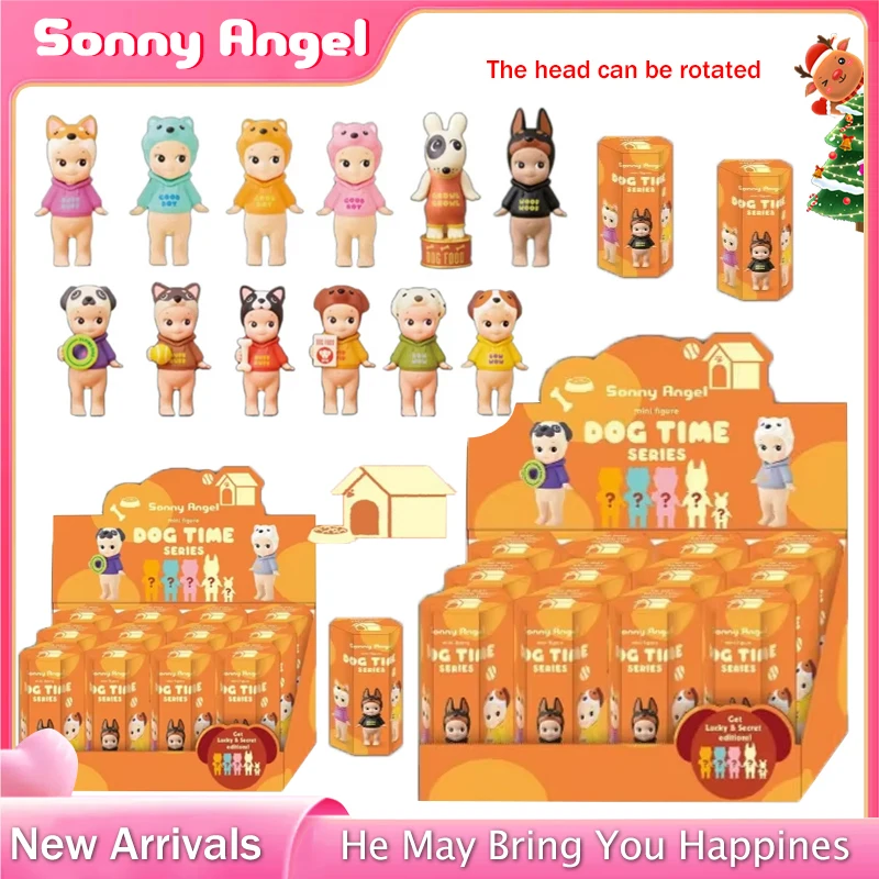 New Sonny Angel Mini Dog Blind Box Set Decoration Cartoon Ornament Handmade Trendy Toy Birthday Christmas Gift Animal Series