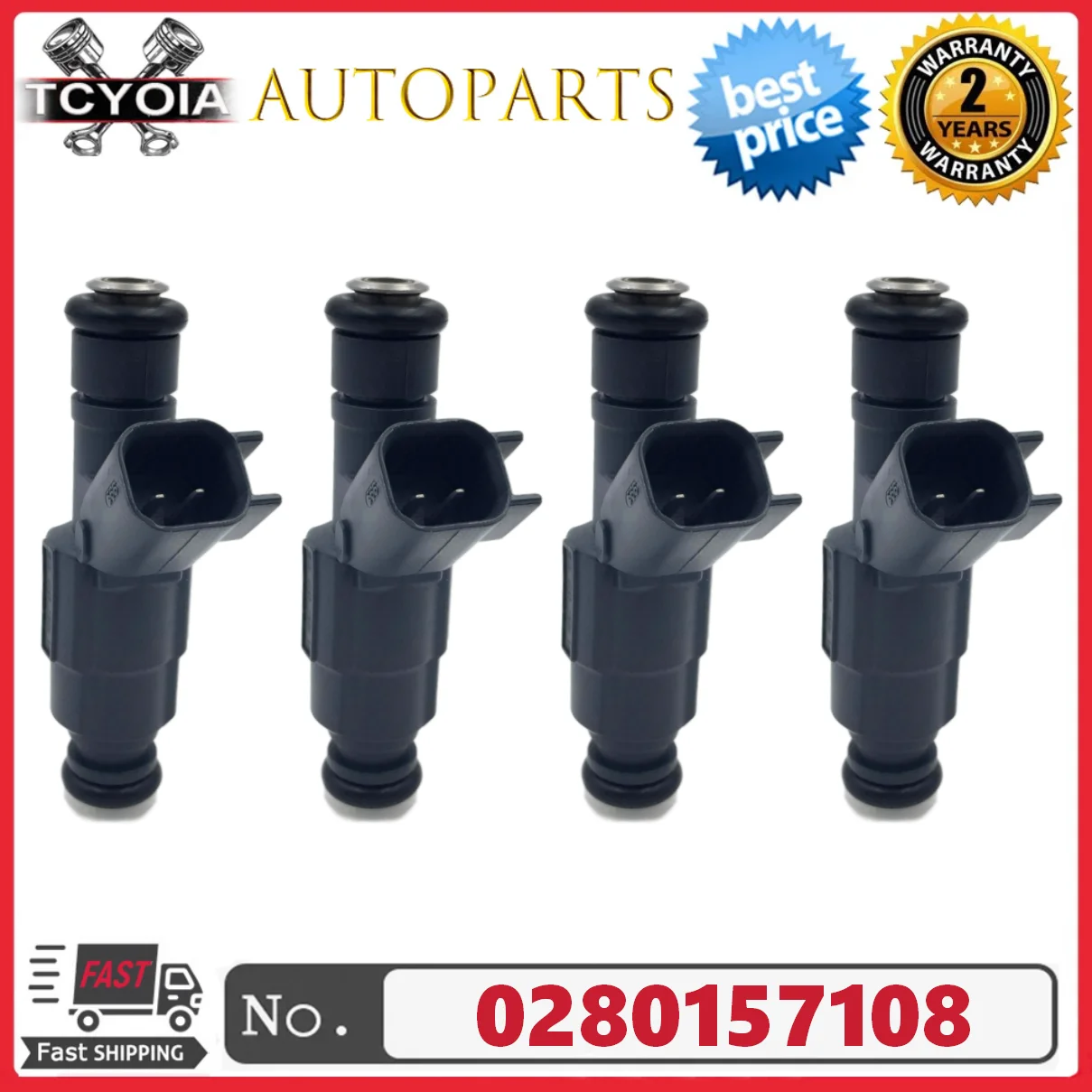 

4 шт./лот топливные форсунки 0280157108 для Chevrolet Aveo Sail 1.4 2010-2016