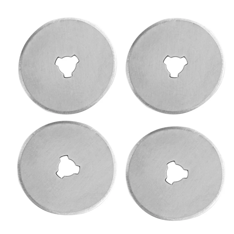 10pc Multi-Purpose Rotary Cutter Fabric Disc Hand Quilting Sewing Wheel Paper Roll Carbide Tipped Circular Saw Blade Cut 45/28MM