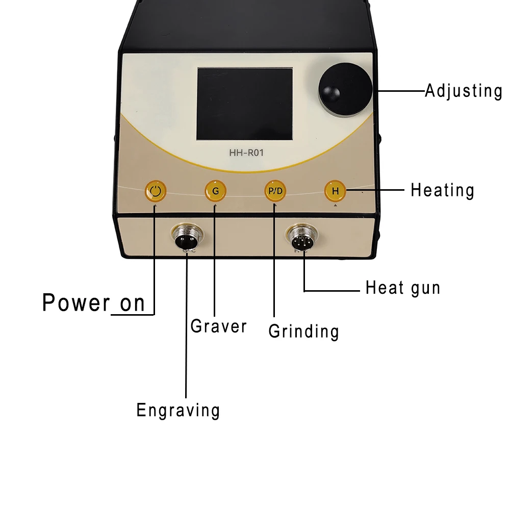 2025 New Arrivals 0-35000rpm Brushless Micromotor Electrical Jewelry Handpiece Micromotor for Jewelry Polishing