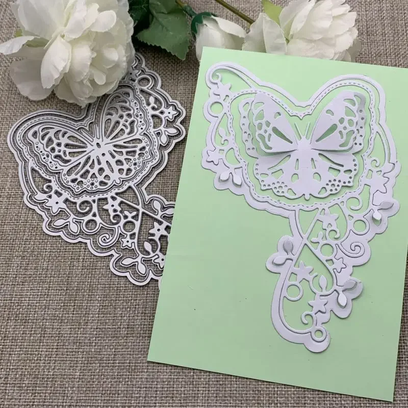 

Flower butterfly edge Metal Cutting Dies For DIY Scrapbooking Decorative Embossing Handcraft Die Cutting Template Mold