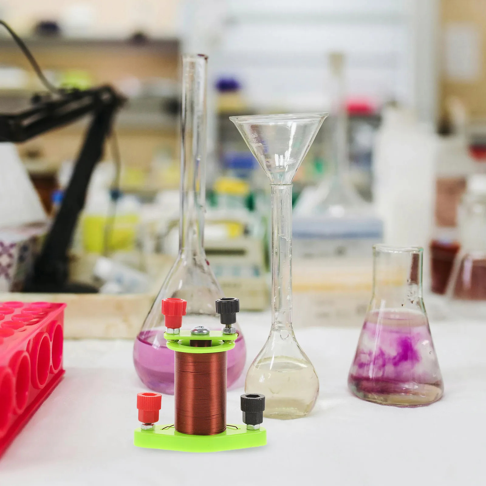 Electromagnetic Induction Experiment Instrument Physics Teaching Tool Copper Coil Solenoid Demo Educational Lab Equipment