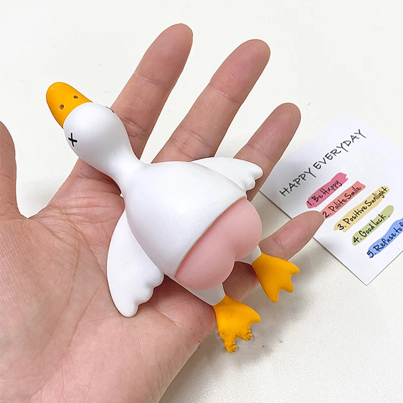 New Antistress Duck Squeeze Toys Goose Cute Kawaii Animals Vent Toys For Kids Adults Decompression Stretch Toys For Kids