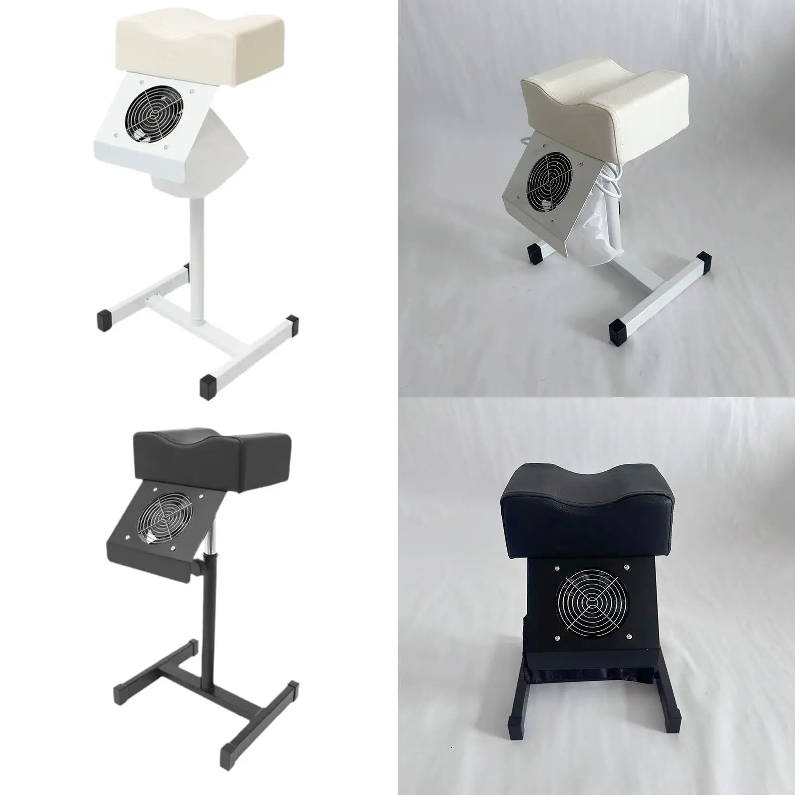 

Pedicure Chair Footstool Assistance with Vacuum Cleaner Leg Support Manicure Stool Foot Stand for Work Massage Home
