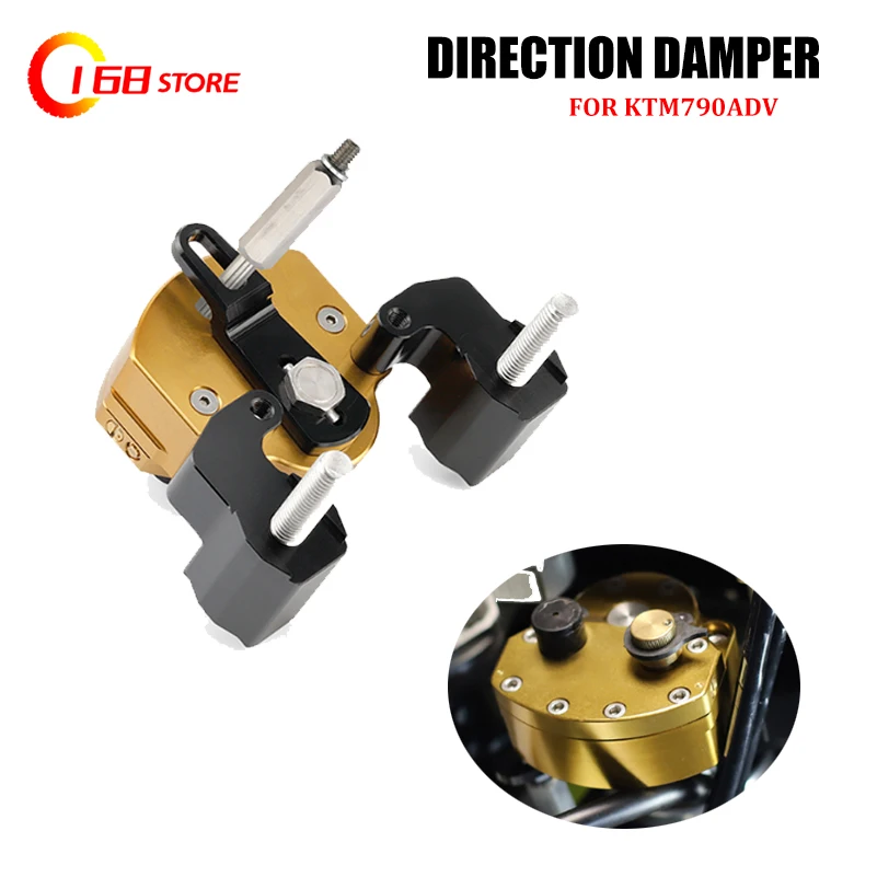 

Adjustable Motorcycle Steering Damper Stabilizer Universal Accessories For YAMAHA KAWASAKI HONDA SUZUKI Moto