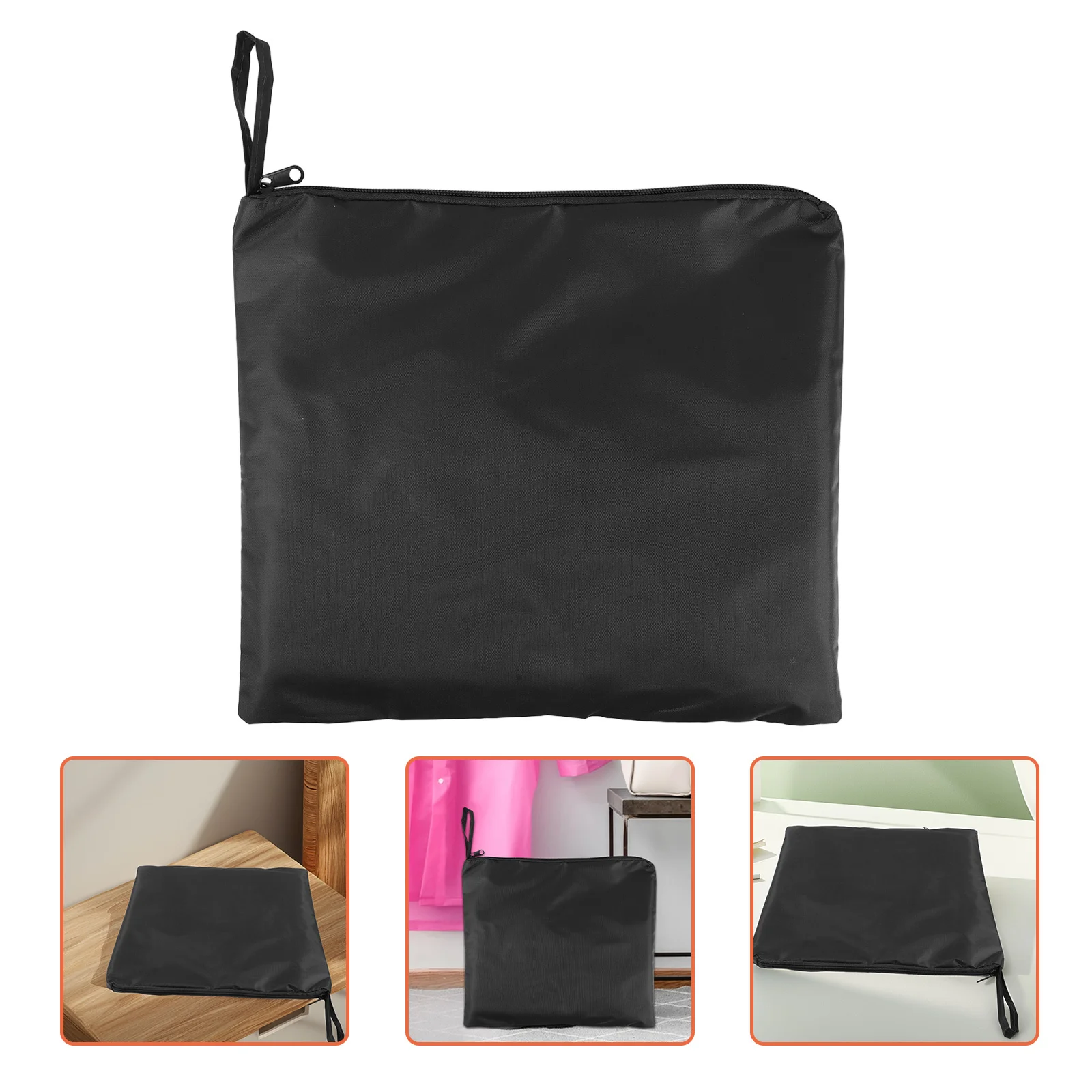 

Reusable Raincoat Travel Bag Lightweight Oxford Fabric Portable Storage for Shoes Clothes Swimsuits Gym Gear Outdoor Commute Use