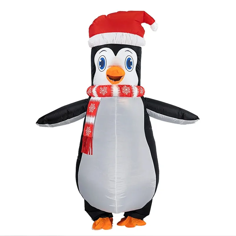

Adult Unisex Inflatable Penguin Costume Animal Cosplay Creative Fancy Dress Stage Performance Christmas Halloween Carnival Party