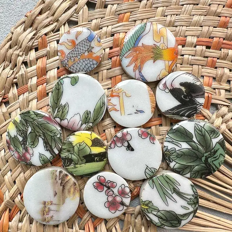 

Taobao 100g Circular Ceramic Mosaic Tiles Piece DIY Mosaic Making Stones for Craft Arts Home Wall Decoration arte 917
