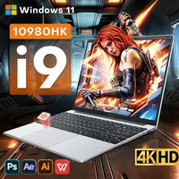 Intel Core i9 10980HK Laptop Windows 11 15.6"Computer 16GB RAM 1TB 2TB SSD Gaming Laptops Fingerprint Unlock Business Notebook
