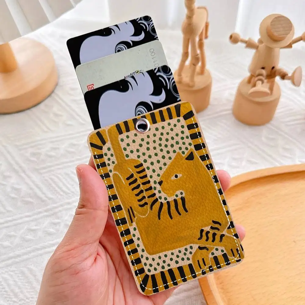 مصر الملونة مجردة النمر والفهد المفاتيح حاملي بطاقات كيرينغ البنك حافلة معرف بطاقات الائتمان سلاسل حلقة رئيسية