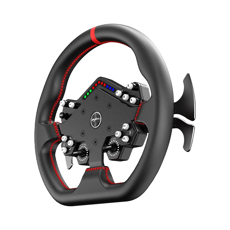 PXN W DS R2 Racing Wheel Shift Paddle Simulator Gaming Steering Wheel For PXN V12/V12lite/VD Series For PC view 4
