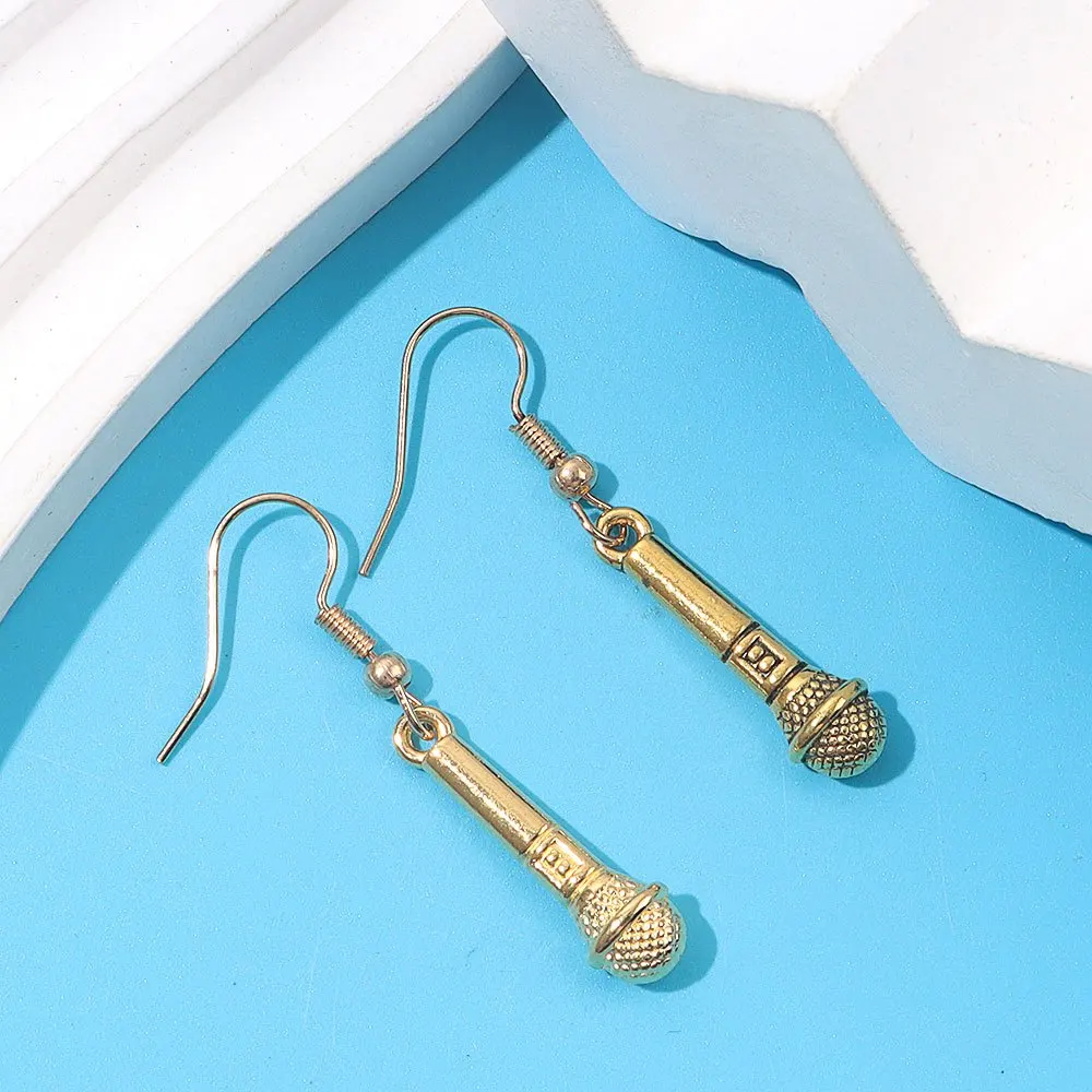 8/29/58pcs Multi-color Microphone Shaped Pendant, DIY Jewelry Decoration Accessories, Christmas, Thanksgiving, Halloween Gifts image 5