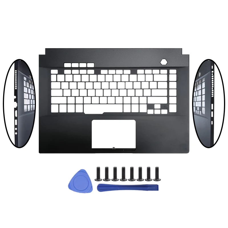 Notebook Screen LCD Back Cover Front Bezel Hinges Palmrest Bottom Accessories For ASUS ROG Strix G15 GU502 GA502 Laptops Case