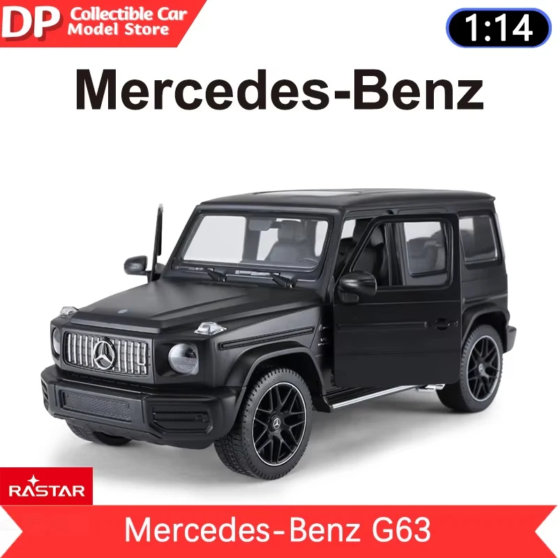 Rastar R/c 1:14 Mercedes-Benz Amg G63 Modelo de coche todoterreno Coche auténtico Regalo para adultos Regalos para hombres (Negro/blanco/rojo/amarillo)