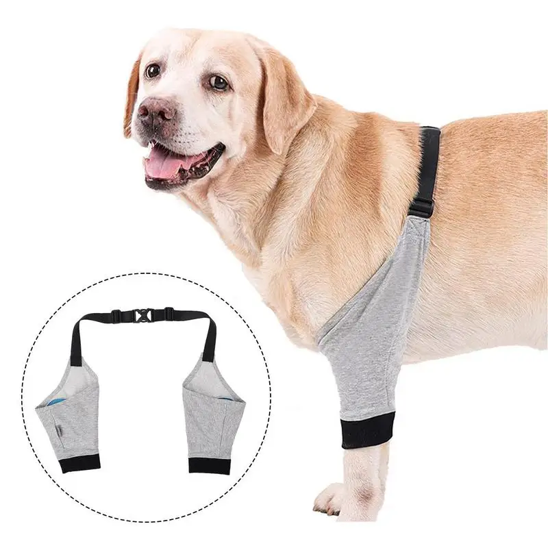 Upgrade Dog Elbow Brace Dog Front Leg Elbow Wrap Sleeves Winter Joint Warmers For Dogs To Protect Them From The Cold Weather