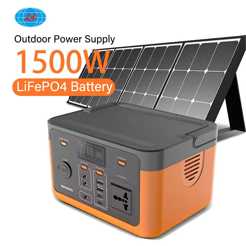 2400w Outdoor Camping Portable Power Station, High Density, 2kw Output Off Grid System