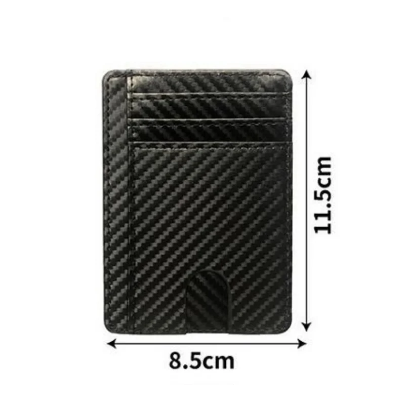 Men Women Slim RFID Blocking PU Leather Wallet Credit ID Card Holder Storage Purse Money Case Cover Anti Theft Fashion Bags