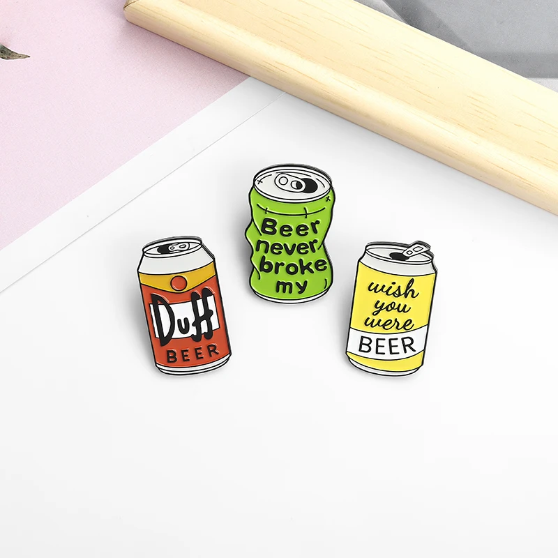 مخصص دوف البيرة المينا بروش ، التلبيب دبوس ، مجوهرات هدية لمحبي والأصدقاء ، كنت البيرة ، التلفزيون ، حقيبة أو الملابس #2