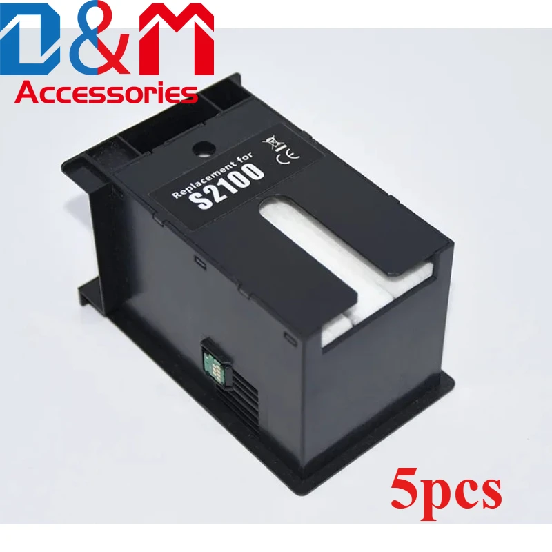 

ГОРЯЧИЕ ПРОДАЖИ 5X C13S 210057 С 210057 Резервуар для обслуживания чернил для EPSON T2100 T2170 T3100 T3160 T3170 T5100 T5160 T5170 S2100 F500 F560