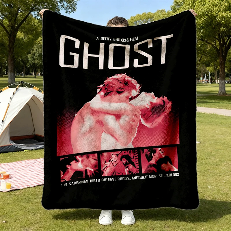 Ghost 1990 Cozy Blanket, Patrick Swayze Romance, Whoopi Goldberg, Supernatural Love Warm Blanket