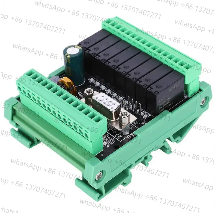 FX2N-20MR-232 PLC لوحة تحكم صناعية مع قذيفة للتوصيل محطة التتابع الناتج DC24V عالية السرعة العد التناظرية 2AD 0-10 فولت
