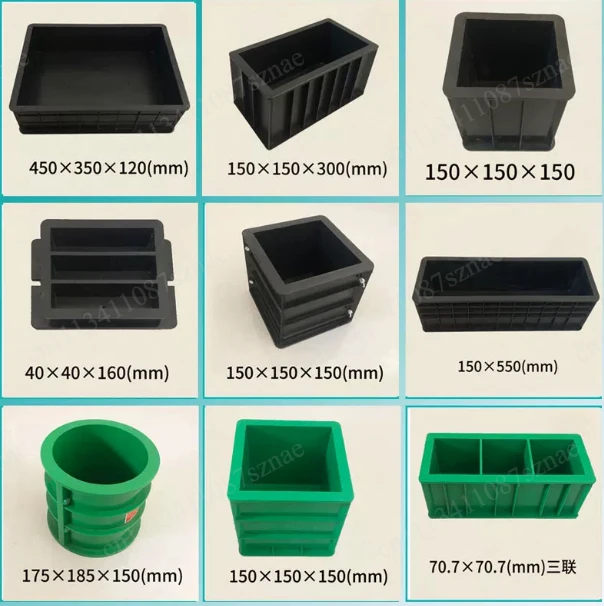 black-abs-plastic-150x150x150mm-concrete-test-module-compression-engineering-compression-test-mold