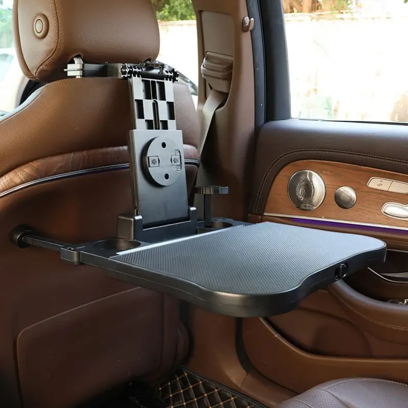 Car interior accessories, car laptop table, seat tray table, foldable road trip food tray, back seat travel tray