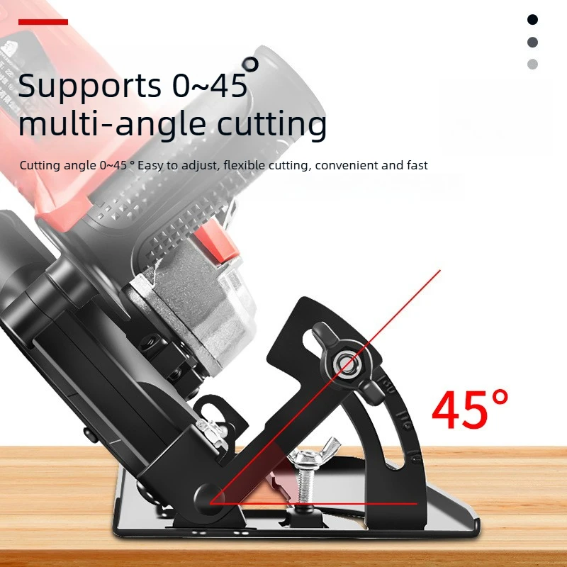 

1PC 45 ° Adjustable Angle Grinder Bracket Angle Grinder To Cutting Machine Bracket Dust-free Angle Grinder Base Bracket