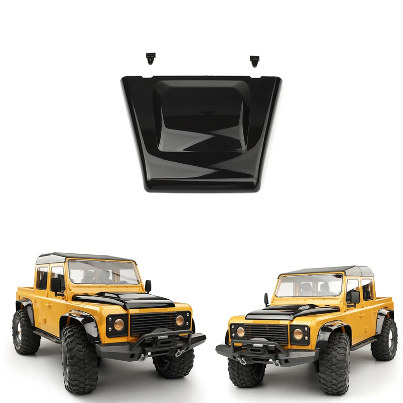 

Hood High-gloss Black Front Cabin Cover Upgrade and Modify Accessories for 1/10 RC Crawler Car Traxxas RD110 RD90 TRX4 D1A2-RB